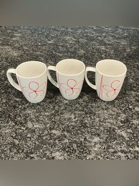 Set of 3 CORELLE Coordinates Daisy Days Coffee Mugs